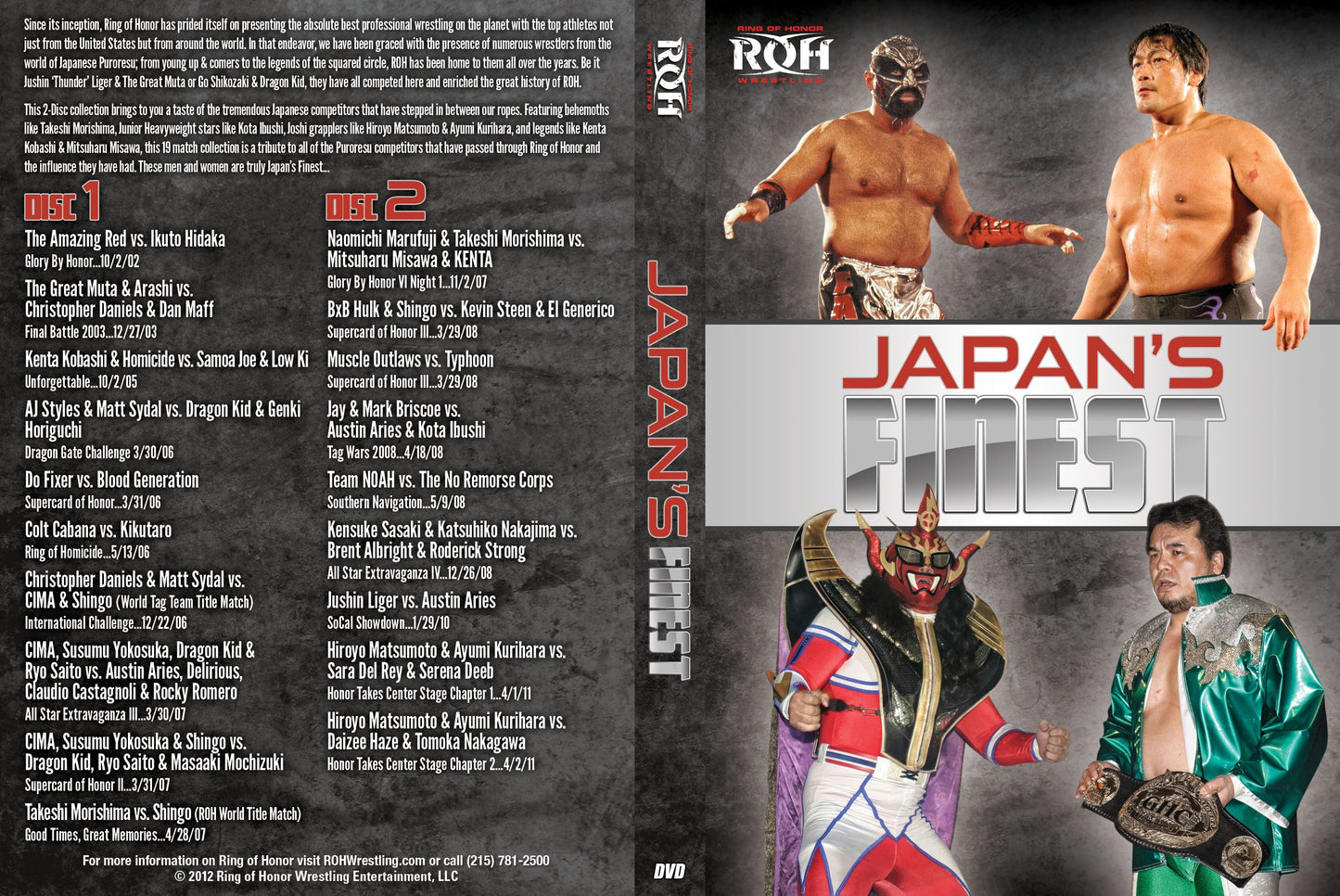 Ring of Honor: Japan's Finest (2 Disc Set)