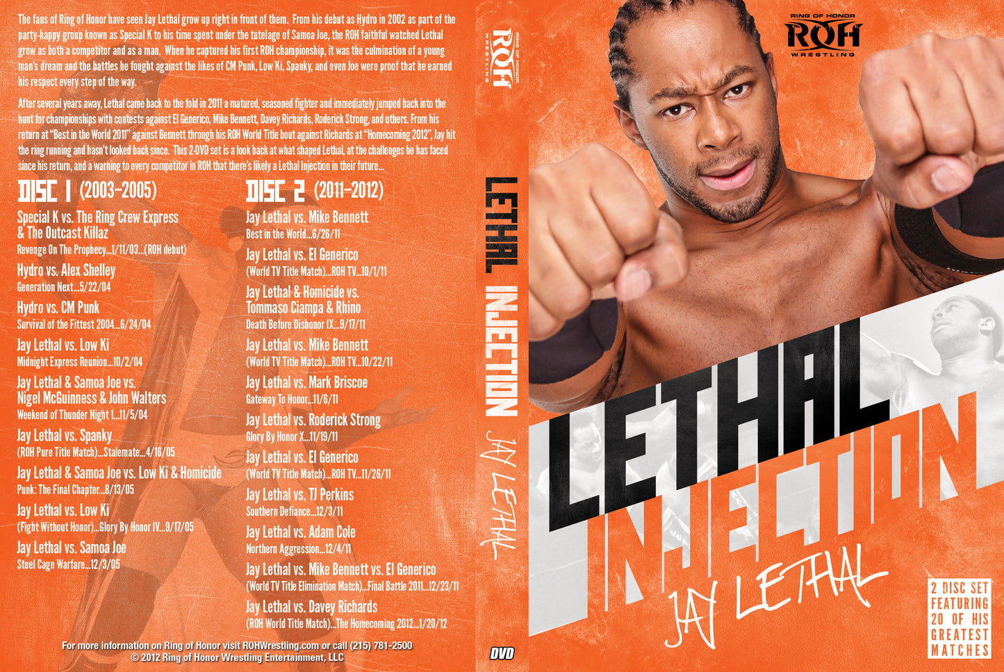 Jay Lethal: Lethal Injection (2 Disc Set)