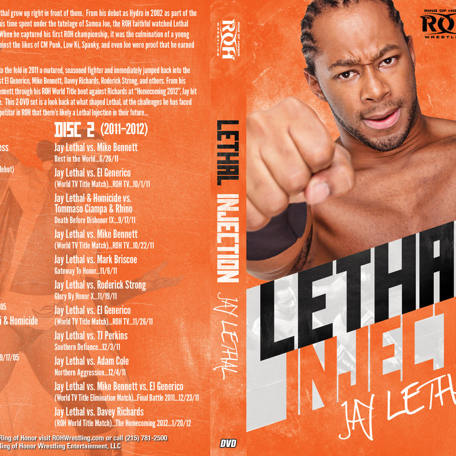 Jay Lethal: Lethal Injection (2 Disc Set)