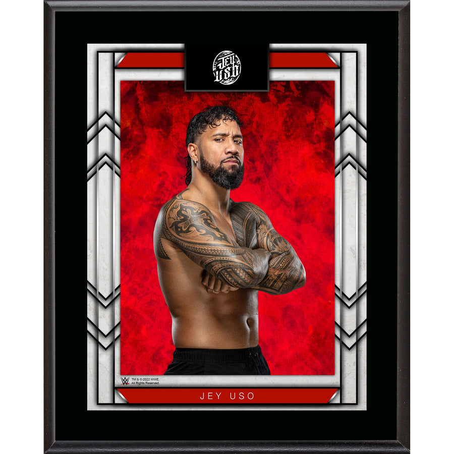 Jey Uso 10.5" x 13" Sublimated Plaque