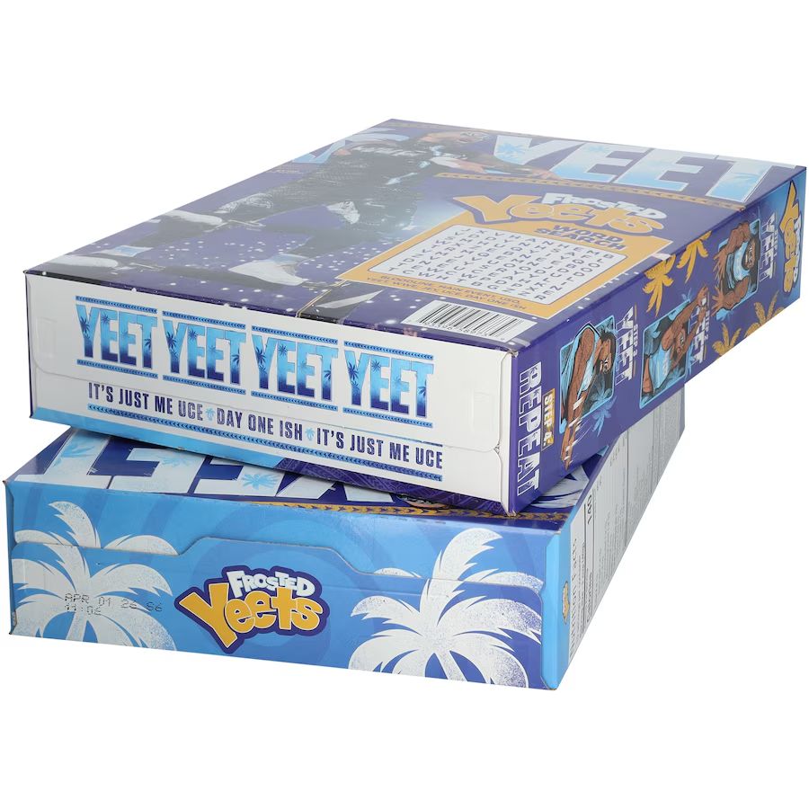 Jey Uso WWE Frosted Yeets Cereal Box PWcatalog