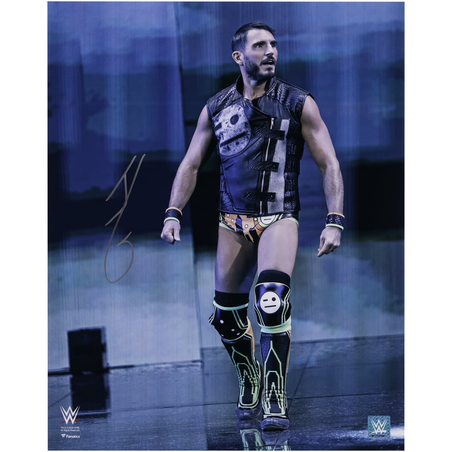 Johnny Gargano WWE Autographed 16" x 20" Entrance Photograph