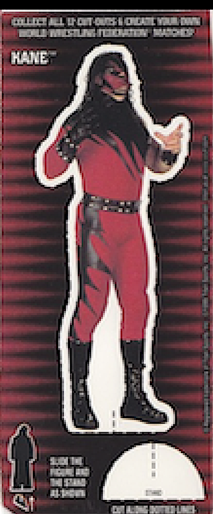 Kane WWF Ice Cream Cut-out 1999 Good Humor PW Catalog