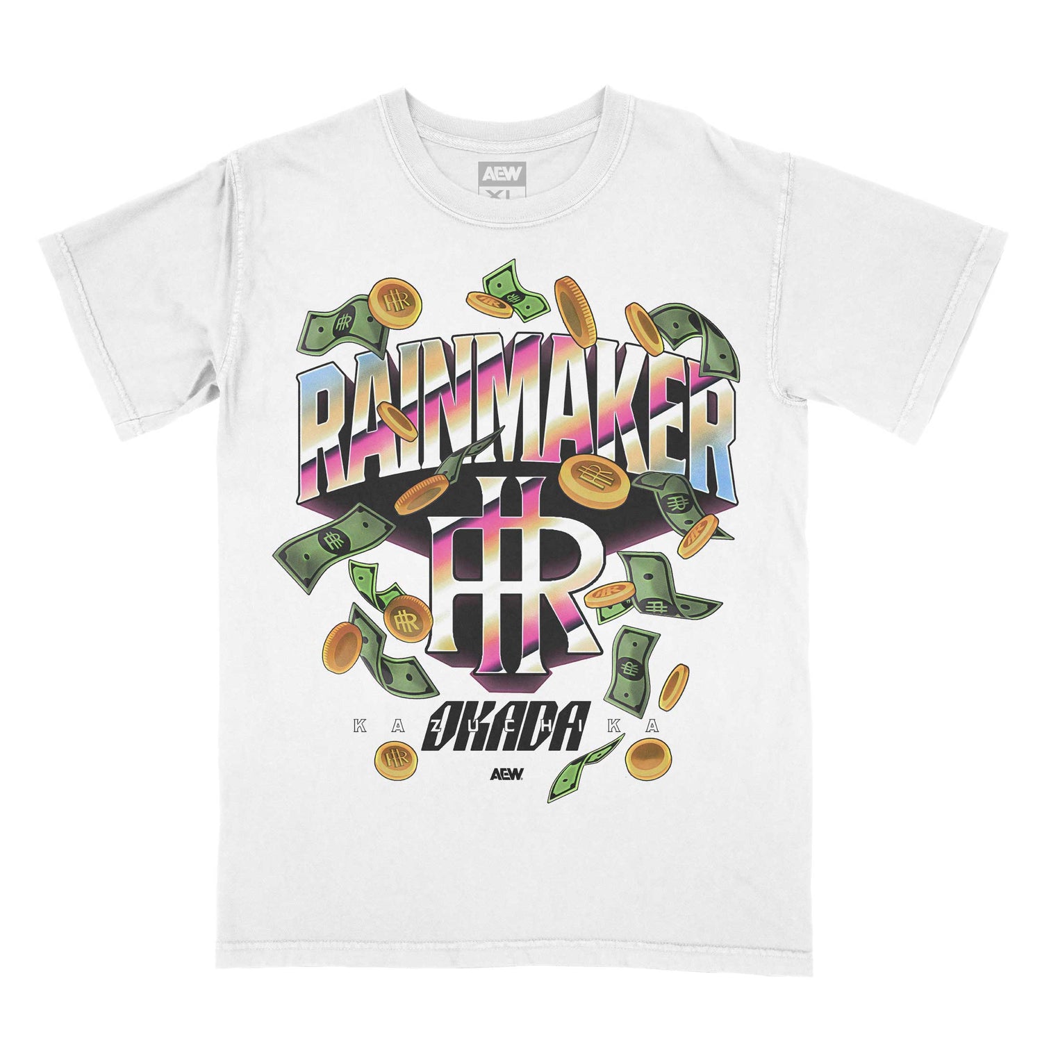 Kazuchika Okada Downpour T-Shirt T-Shirt PW Catalog