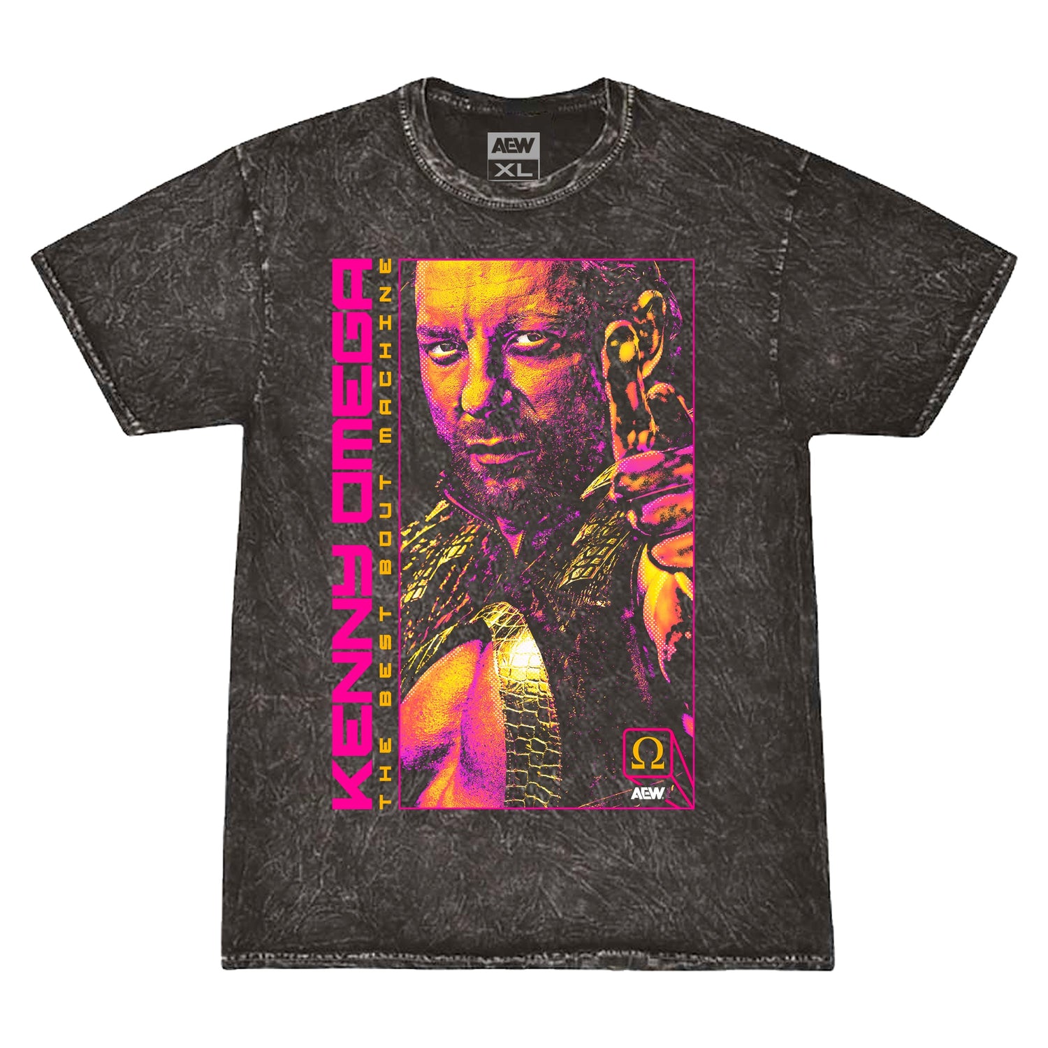Kenny Omega Best Bout Machine Mineral Wash T-Shirt T-Shirt PW Catalog