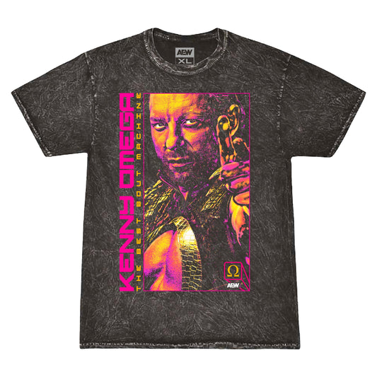 Kenny Omega Best Bout Machine Mineral Wash T-Shirt T-Shirt PW Catalog