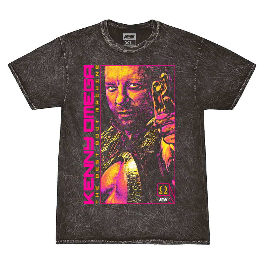 Kenny Omega Best Bout Machine Mineral Wash T-Shirt T-Shirt PW Catalog
