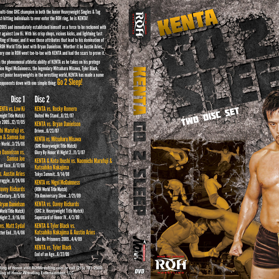 KENTA: Go 2 Sleep (2 Disc Set)
