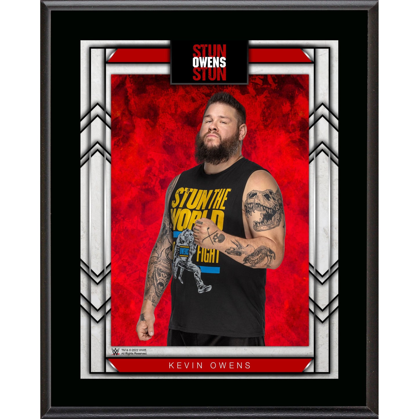 Kevin Owens 10.5" x 13" Sublimated Plaque