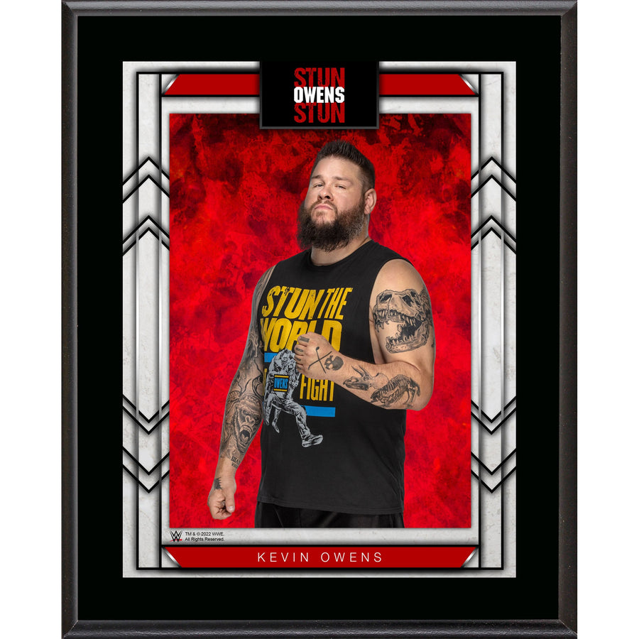 Kevin Owens 10.5" x 13" Sublimated Plaque