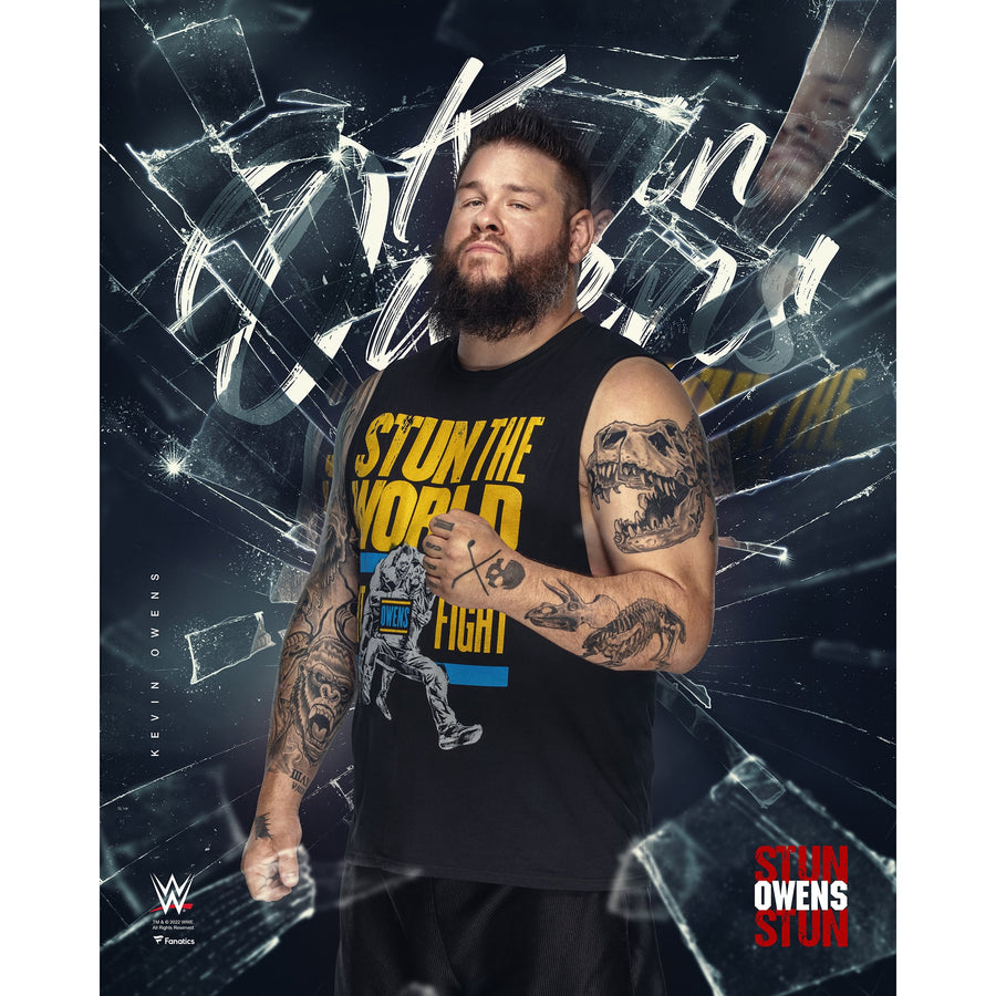 Kevin Owens Unsigned 16" x 20" Shattered Photograph