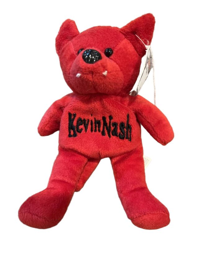 WCW Kevin Nash Nitros Bears & Wolves 9" Beanie Bear 1999 by Racing Champions