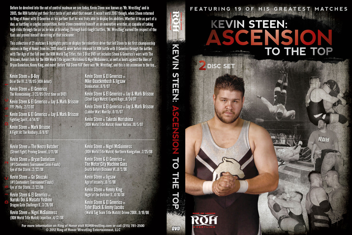 Kevin Steen: Ascension To The Top (2 Disc Set)
