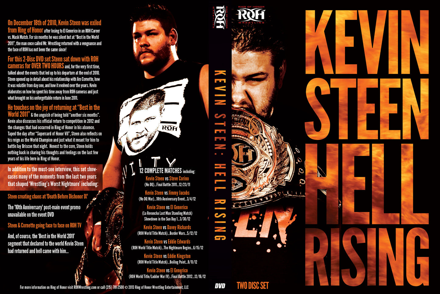 KEVIN STEEN: HELL RISING 2 DISC SET