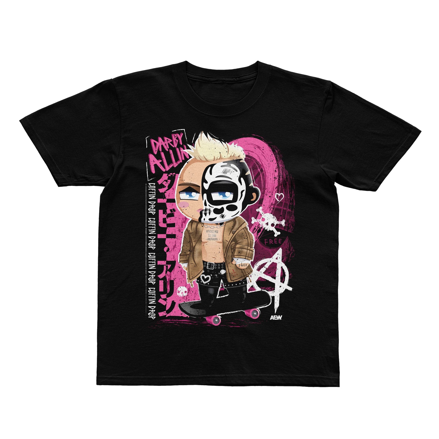 Darby Allin Chibi Kids T-Shirt T-Shirt PW Catalog