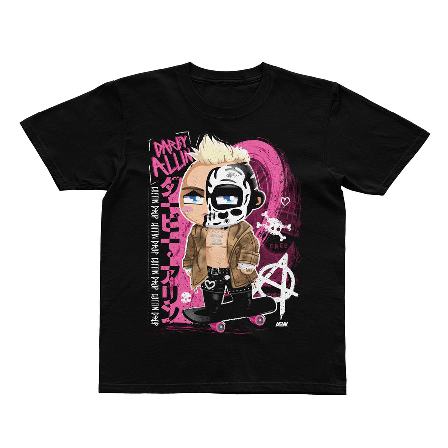 Darby Allin Chibi Kids T-Shirt T-Shirt PW Catalog