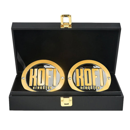 Kofi Kingston Championship Replica Side Plate Box Set Replica Title Belt PWcatalog
