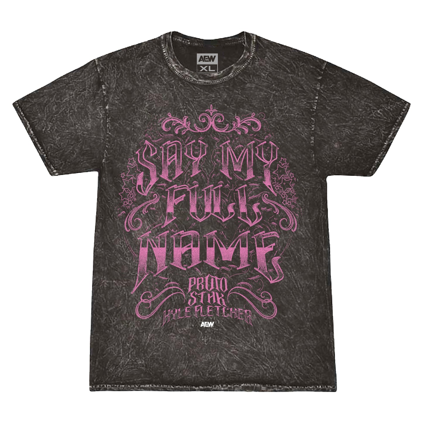 Kyle Fletcher Say My Full Name Mineral Wash T-Shirt T-Shirt PW Catalog
