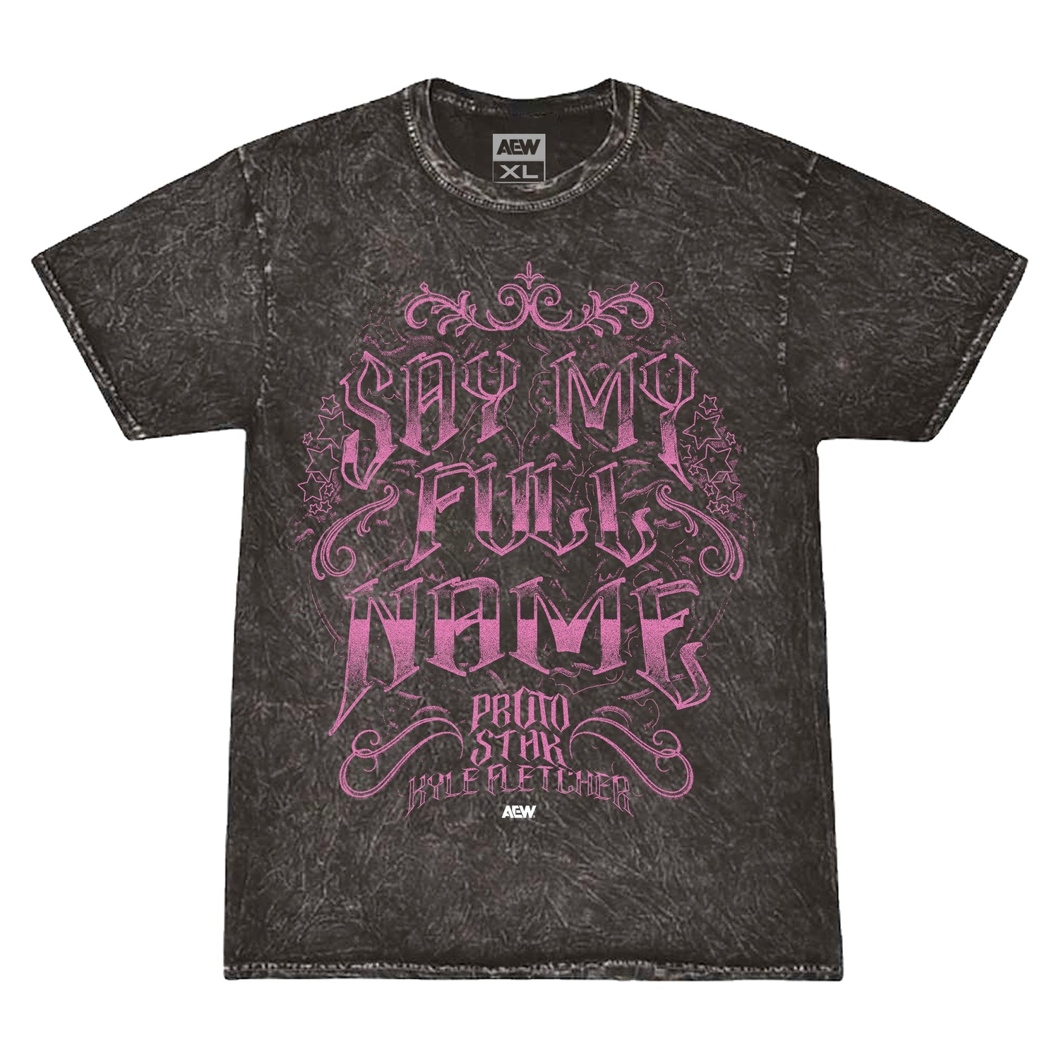 Kyle Fletcher Say My Full Name Mineral Wash T-Shirt T-Shirt PW Catalog