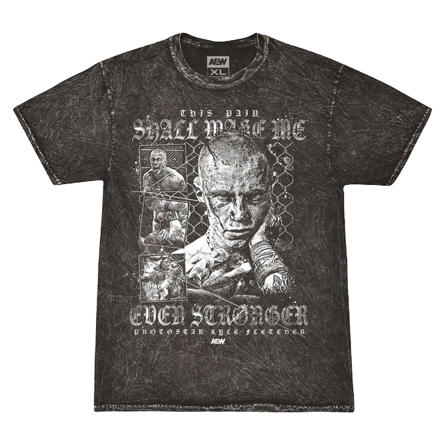 Kyle Fletcher This Pain Shall Make Me Ever Stronger Mineral Wash T-Shirt T-Shirt PW Catalog