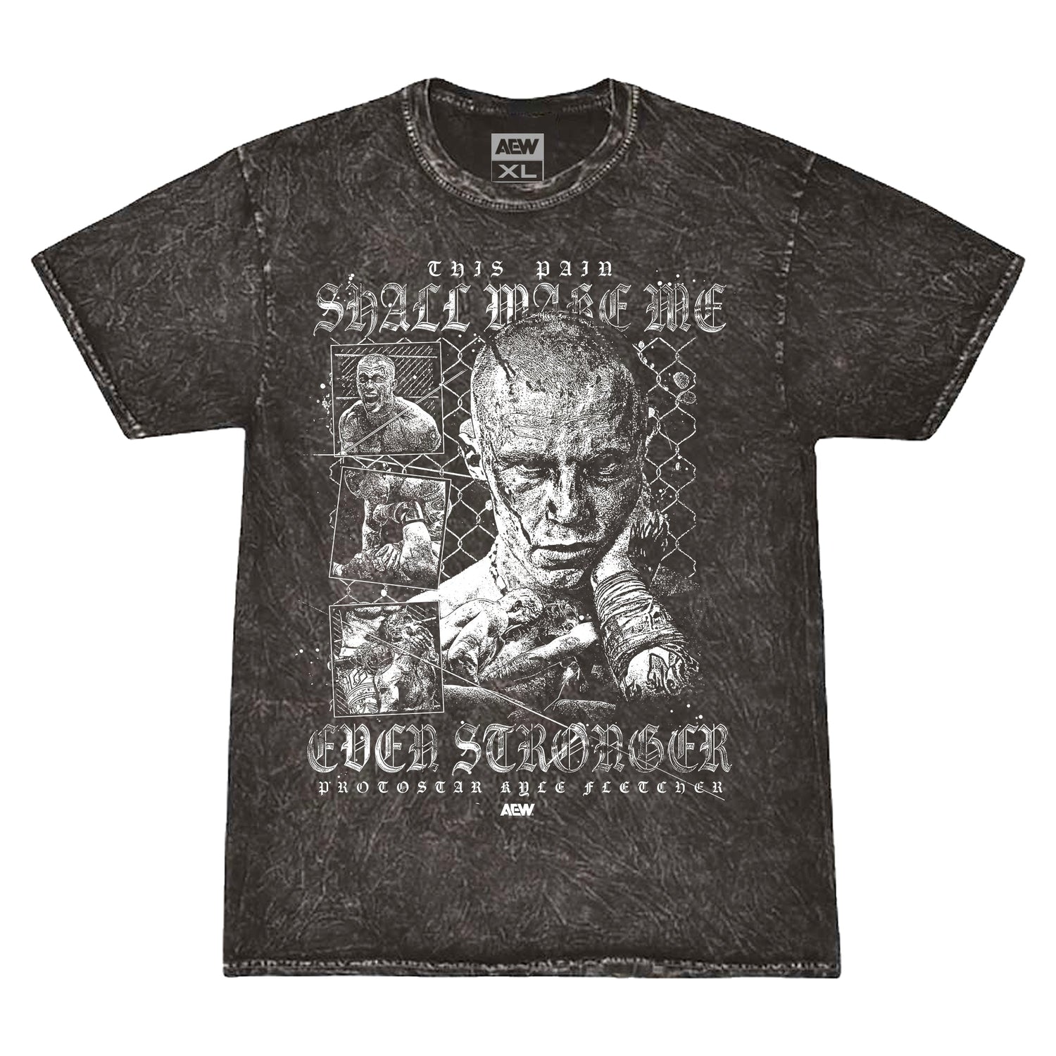 Kyle Fletcher This Pain Shall Make Me Ever Stronger Mineral Wash T-Shirt T-Shirt PW Catalog