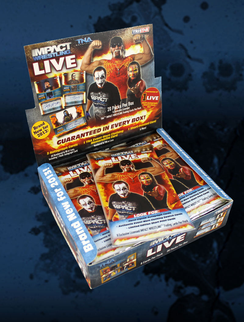 2013 TNA IMPACT WRESTLING LIVE 20-Pack Hobby Box