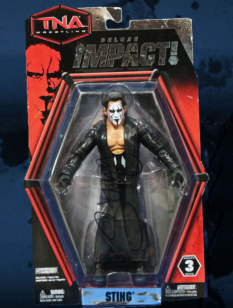 Autographed Sting Action Figure