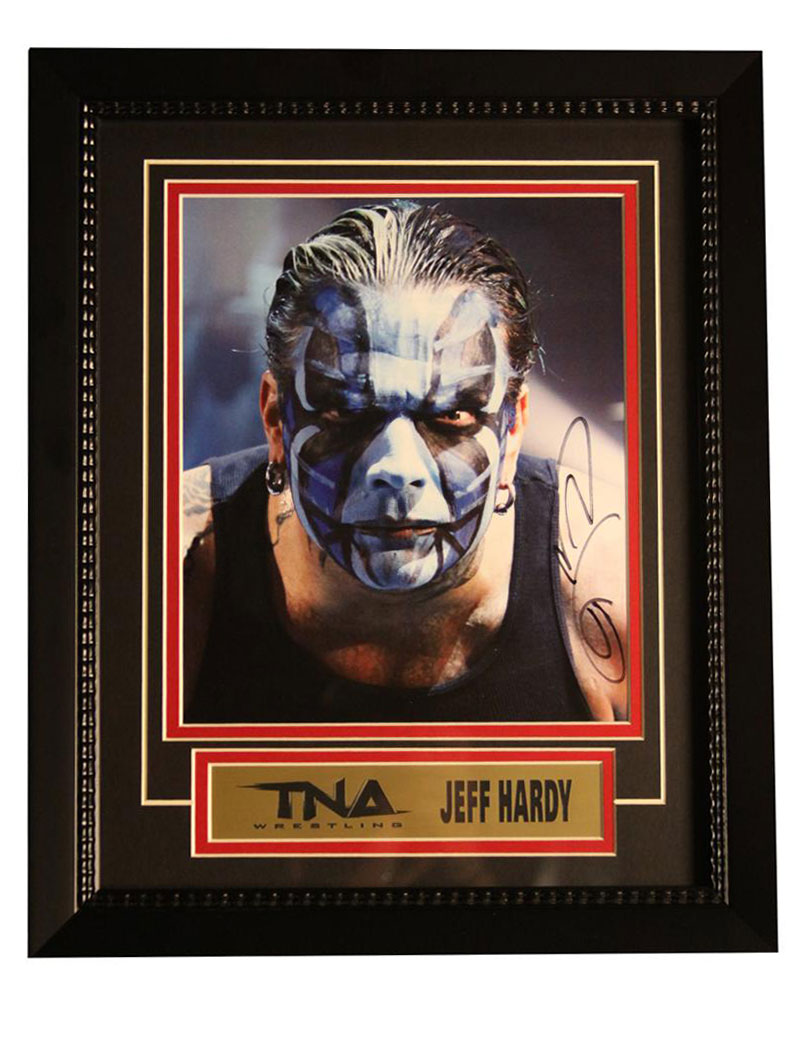 Jeff Hardy Framed & Matted Autographed Photo (FACE)
