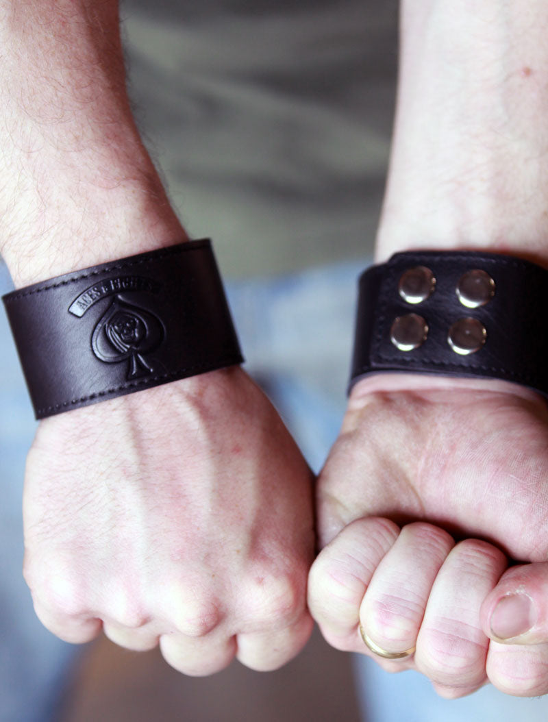 Aces & Eights "Leather Arm Band"