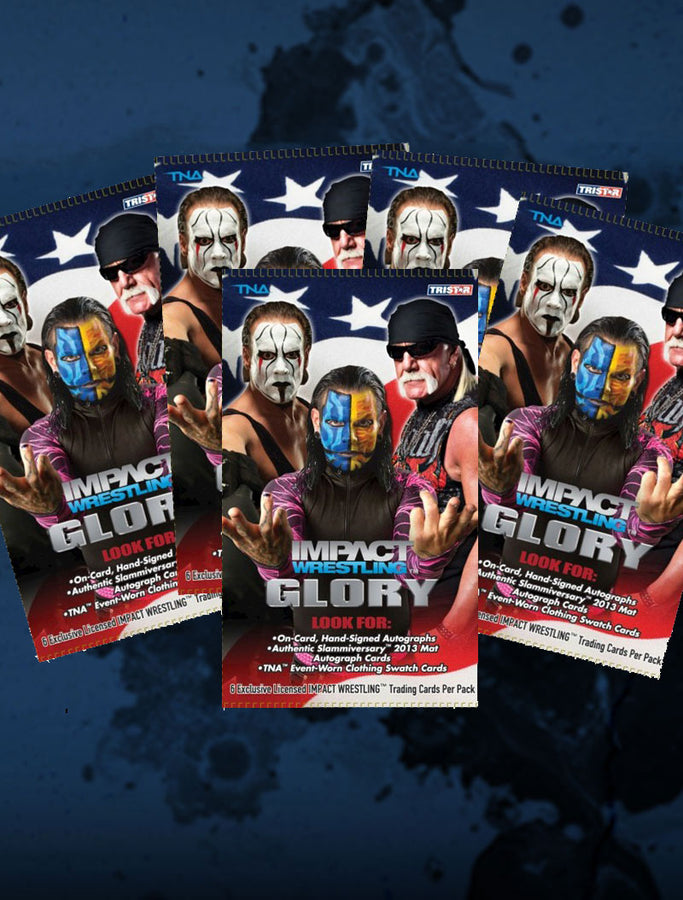 TNA IMPACT WRESTLING GLORY Trading Cards 2013 (5 Pack)