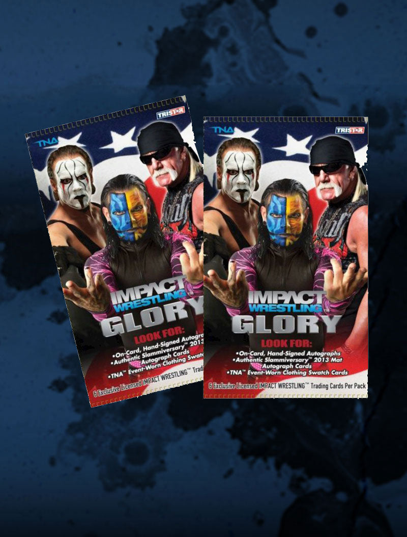 TNA IMPACT WRESTLING GLORY Trading Cards 2013 (2 Pack)