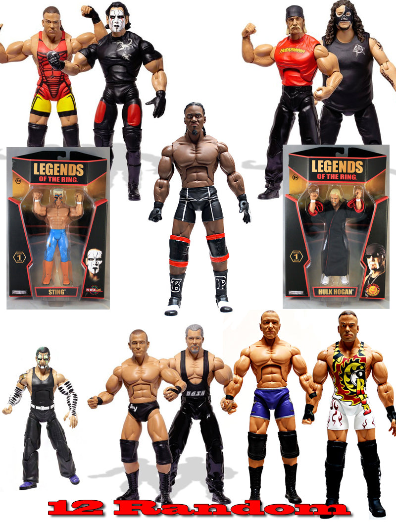 12 Different Action Figures