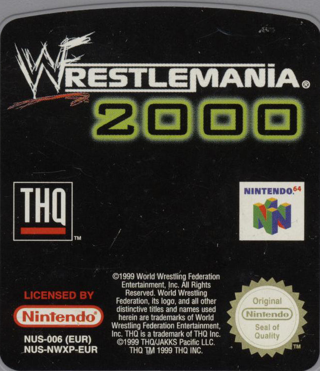 WWF WrestleMania 2000 [Nintendo 64] PWcatalog