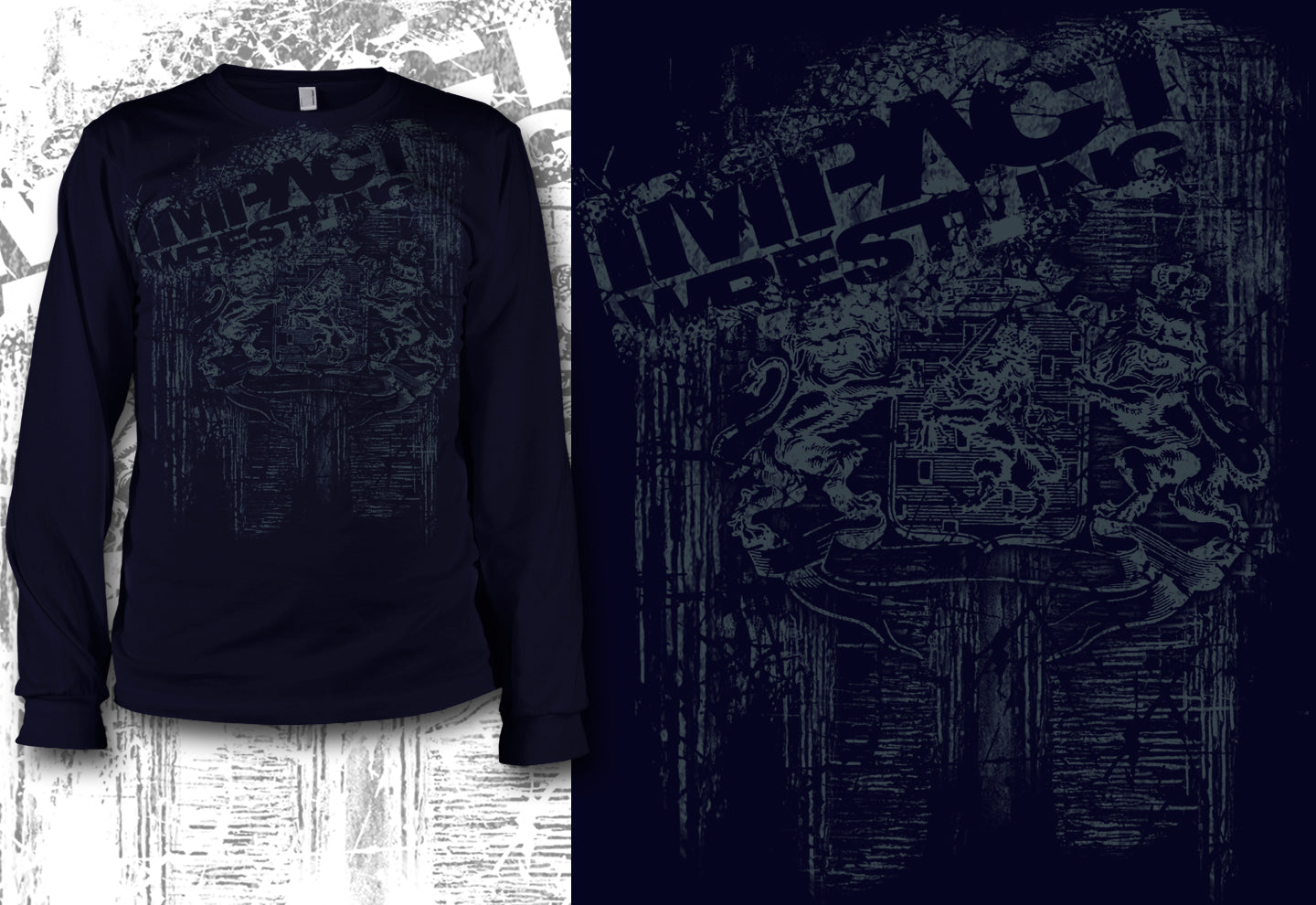IMPACT WRESTLING (Blue Thermal Shirt)