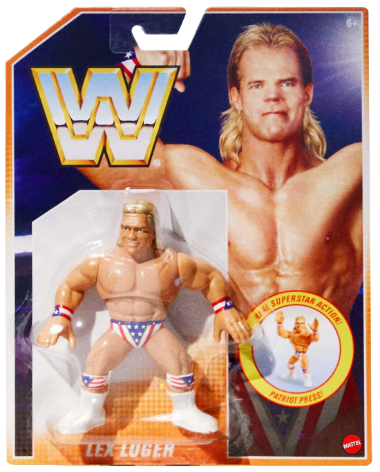 WWE Mattel Retro Wave 3 Lex Luger Action & Toy Figures PWcatalog