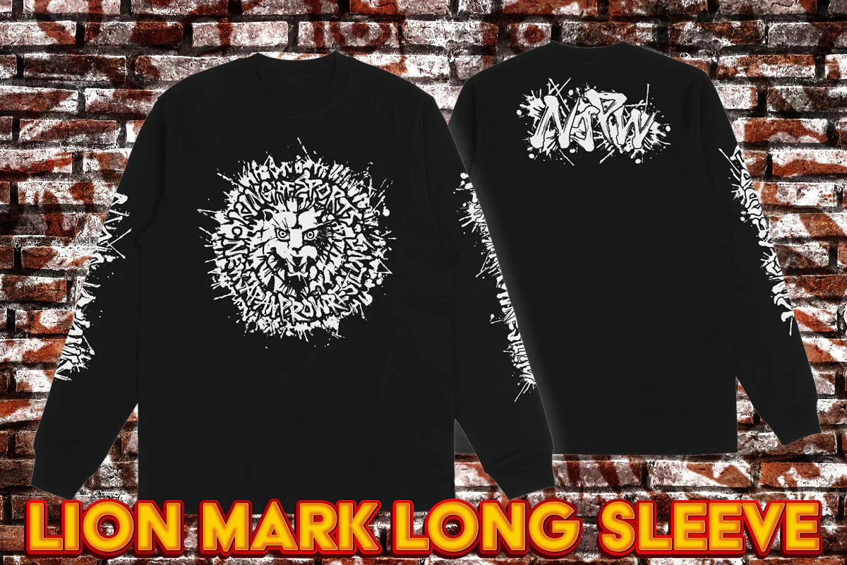 Lion Mark Long Sleeve (2025 Black & White) T-Shirt PW Catalog