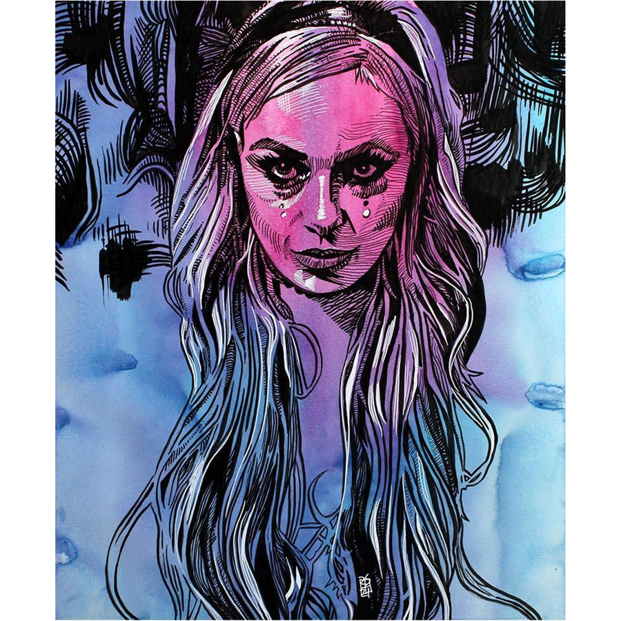 Liv Morgan "Watch Me" Rob Schamberger Art Print