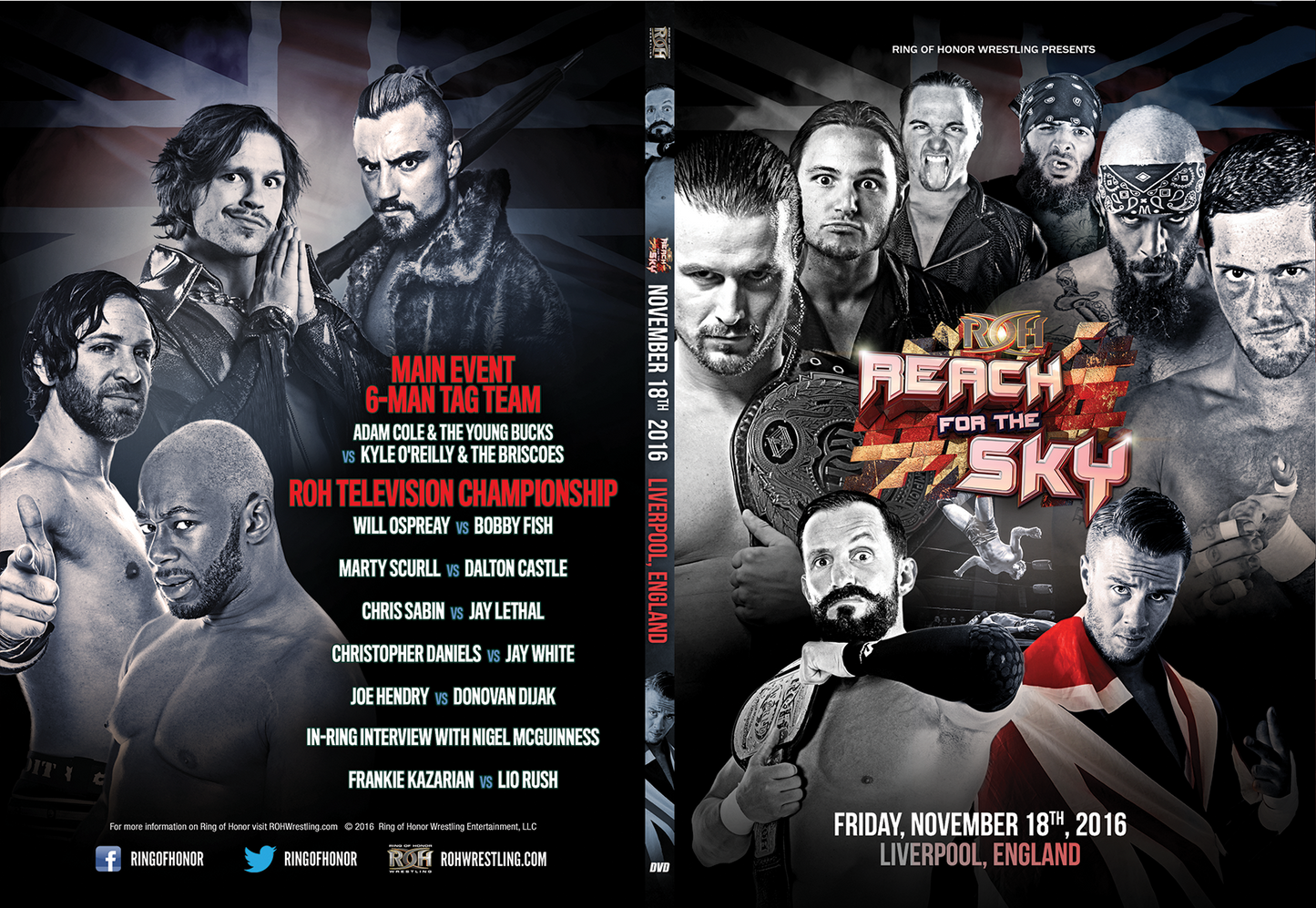 11/18/16 REACH FOR THE SKY TOUR - LIVERPOOL, UK (DVD)