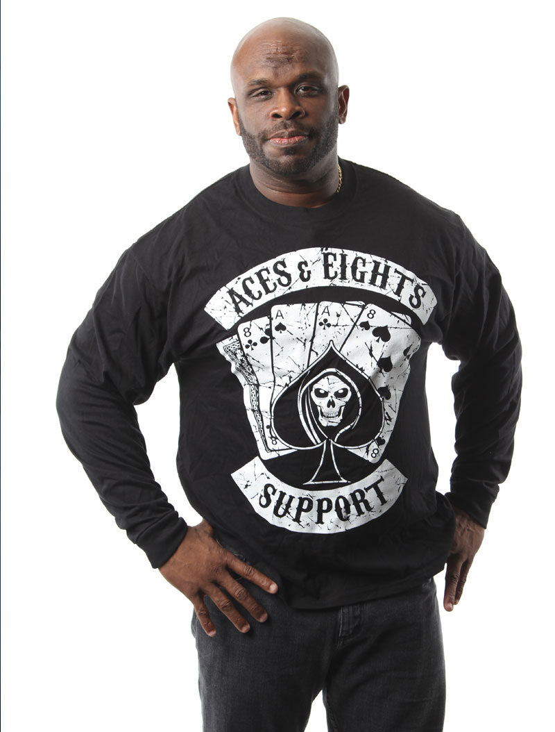 Aces & Eights (Long sleeve T-Shirt)