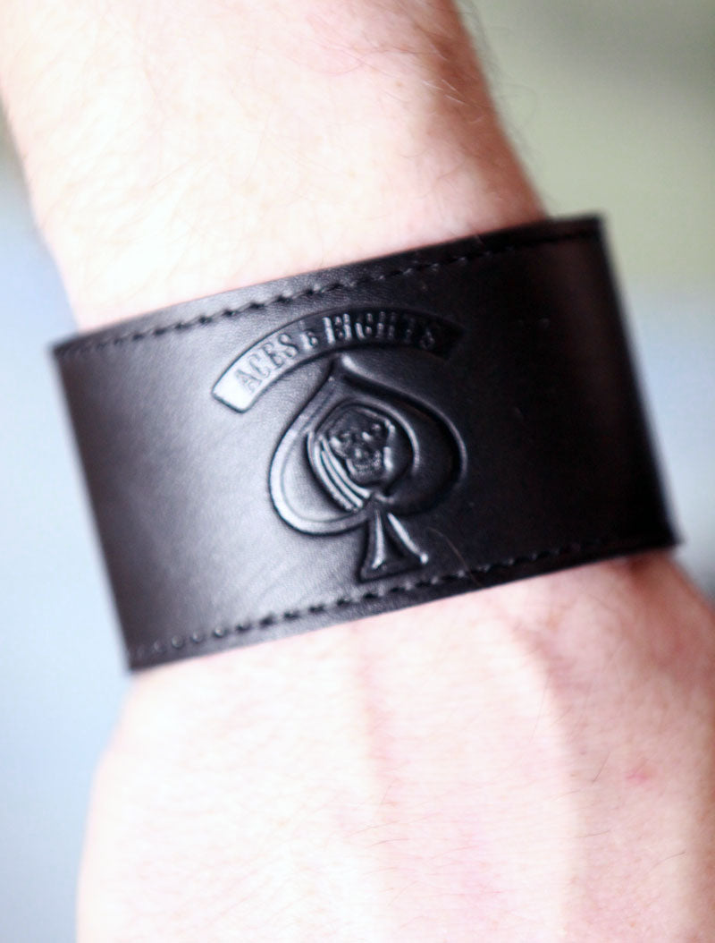 Aces & Eights "Leather Arm Band"