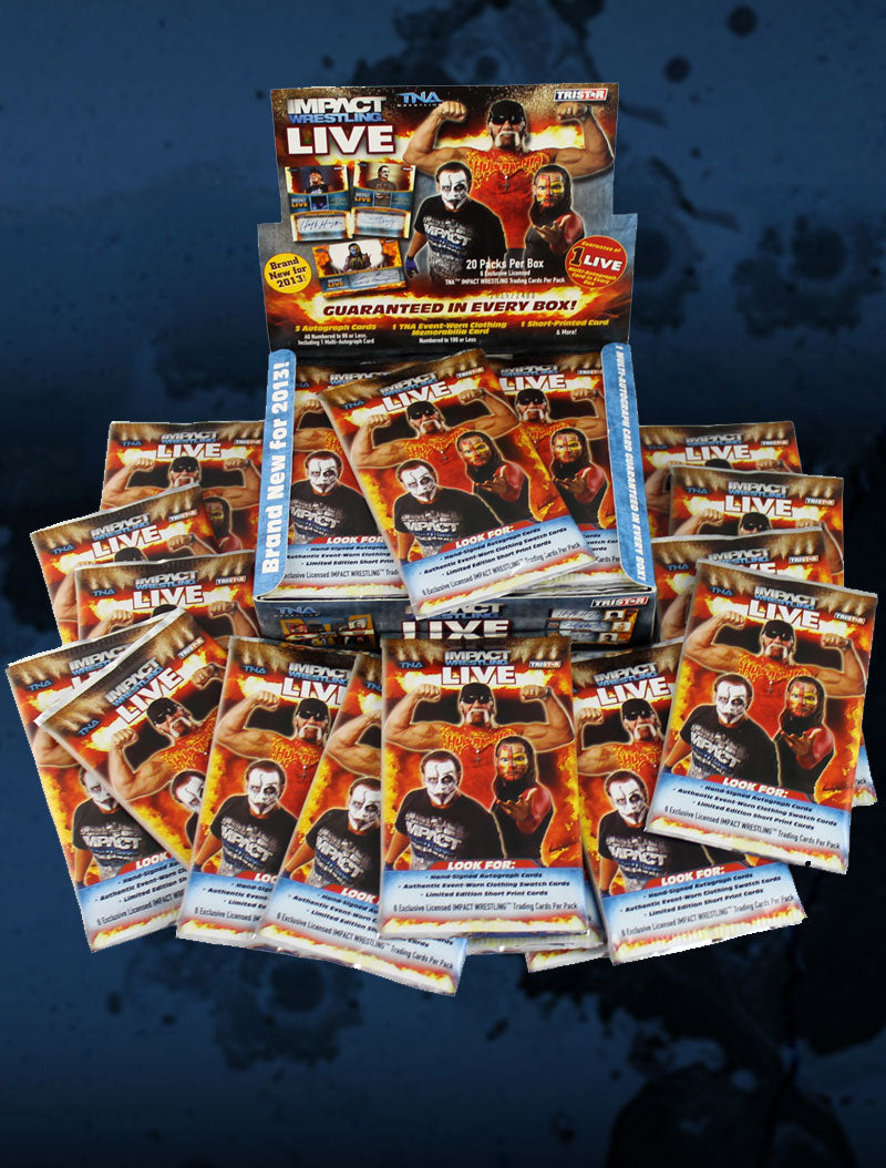 2013 TNA IMPACT WRESTLING LIVE 20-Pack Hobby Box
