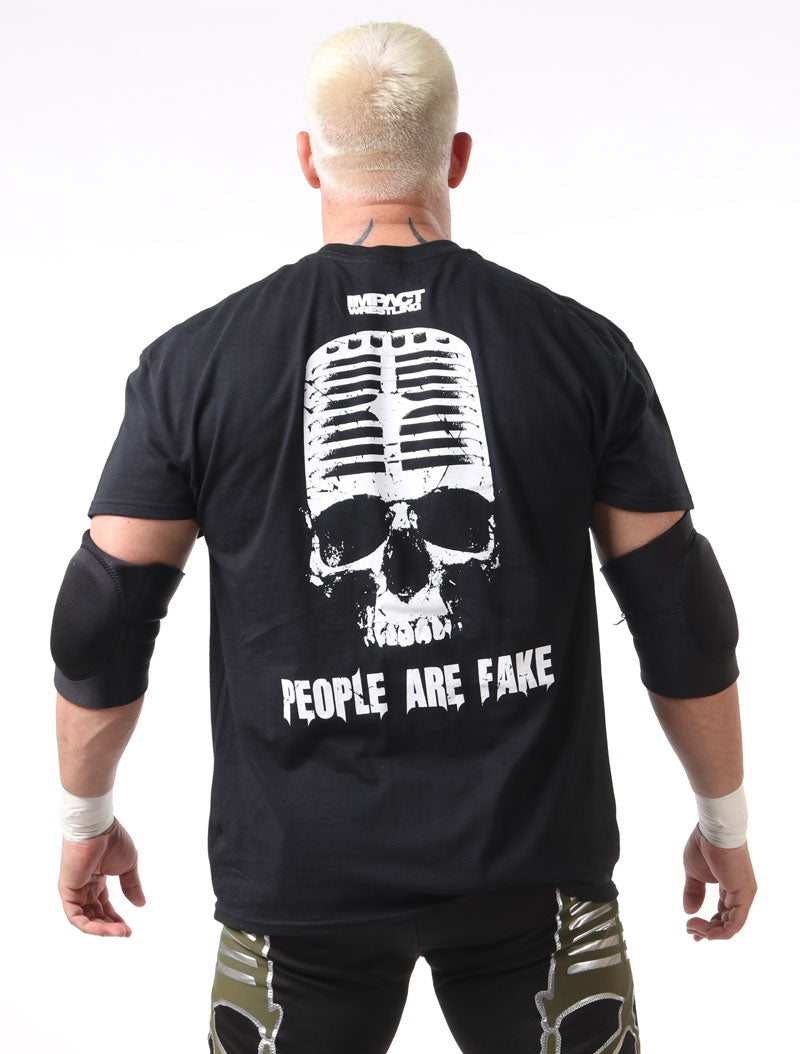 Mr Anderson.........People Are Fake T-Shirt (Mic Skull)