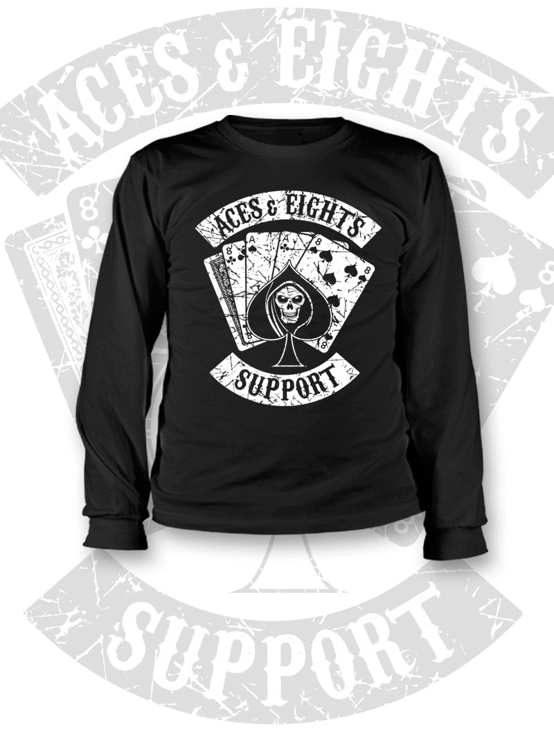 Aces & Eights (Long sleeve T-Shirt)