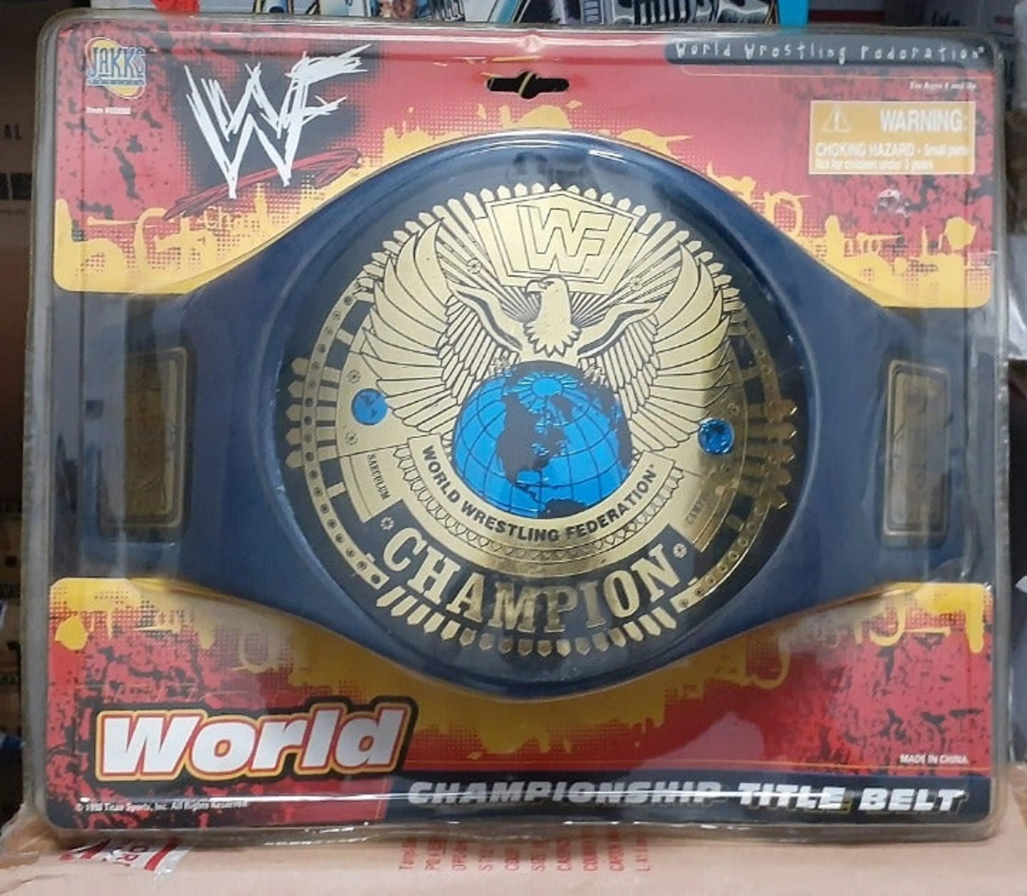 WWF Big Eagle Championship foam belt 1999 by Jakks Pacific