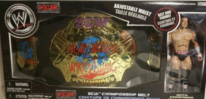 2008 WWE Jakks Pacific ECW Championship Belt [With CM Punk] Action & Toy Figures PWcatalog