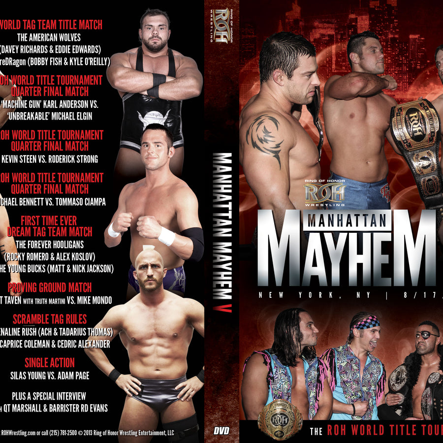 Manhattan Mayhem V- New York, NY 8/17/13 (DVD)