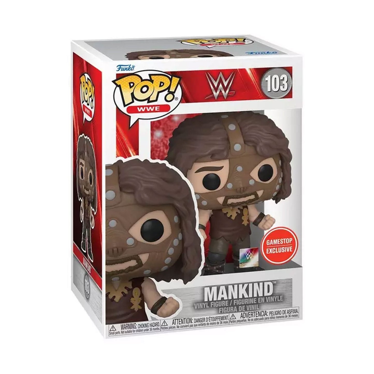 Mankind Funko POP! Collector's Lunch Box & Figure Bundle