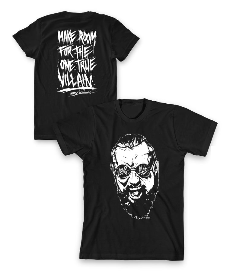 MARTY SCURLL "LONG LIVE THE VILLAIN" T-SHIRT