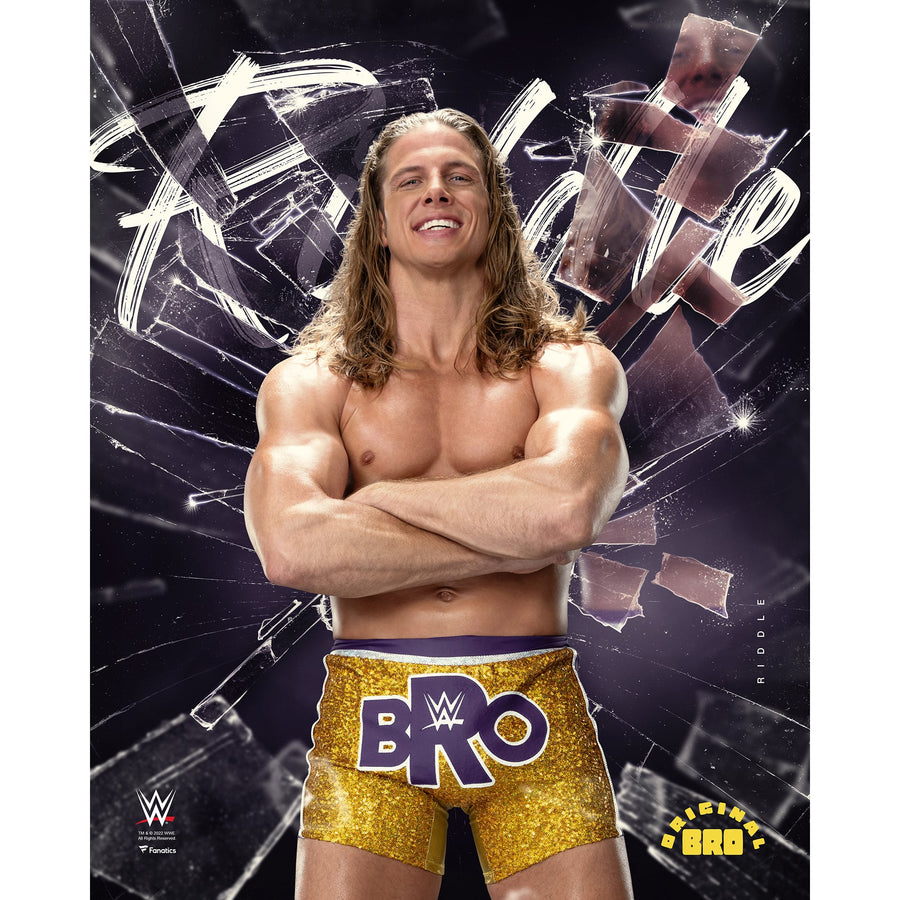 Matt Riddle Unsigned 16" x 20" Shattered Photograph