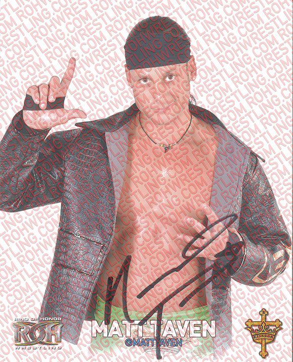 MATT TAVEN AUTOGRAPHED 8X10